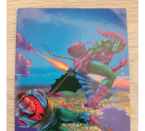 Pepsi Card #16 El Hombre Araña Contra El Duende Verde (Usado)