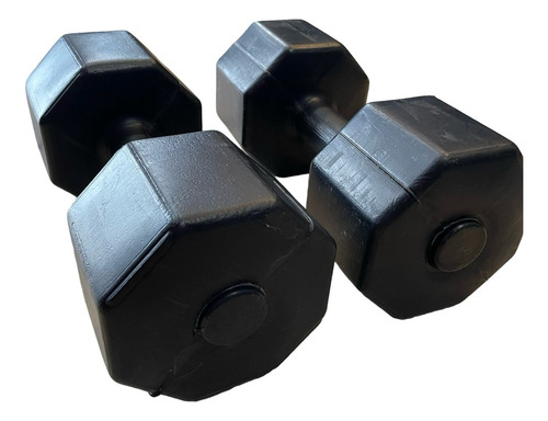 Set Mancuernas 10 Lb Pesas Hexagonales 5 Kg C/u 2 Mancuernas