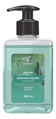 Equilibrio Sabonete Hidratante Alecrim 480 Ml (pump)
