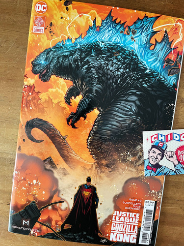 Comic - Justice League Vs Godzilla Vs Kong #3 Jonboy Meyers