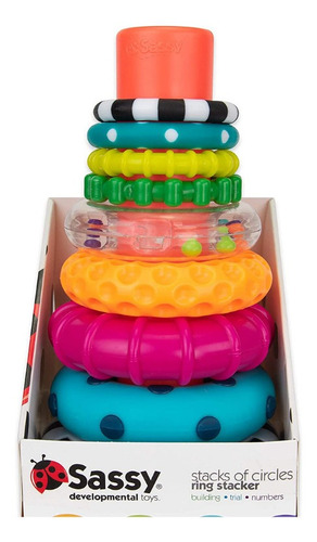 Imagen 2 de 5 de Poste Con Anillos Texturizados - Sassy