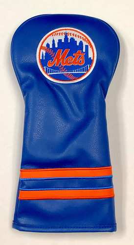 Mlb New York Mets Golf Vintage Funda Para Cabeza Conductor