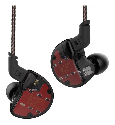 Inear Audífonos Kz Zs10 Monitores Hifi Original + Estuche