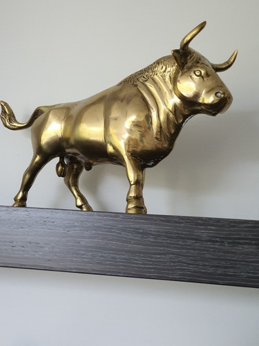 Toro En Bronce, Macizo, Mediano, De Coleccion