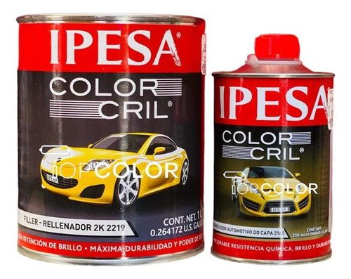 Kit Primer De Relleno 2k 2219 (ipesa 1 Litro)