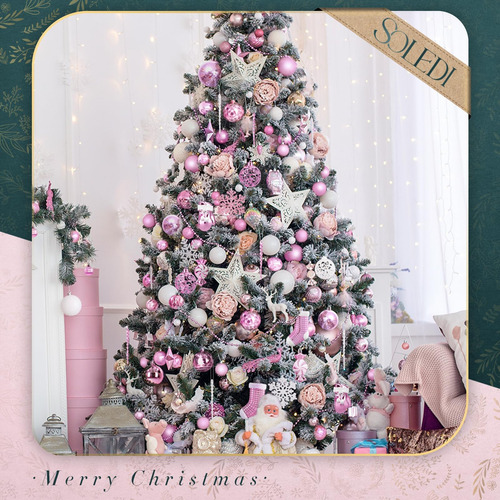 128 Pcs Juego De Adornos De Baile De Navidad, Adornos De Nav