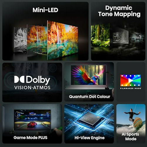 Hisense U6 65 Uled 4k Tv Mini-led Dolby Vision Google Tv