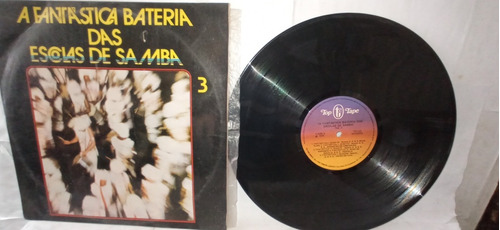 Lp A Fantástica Bateria Das Escolas De Samba Volume 3 1978