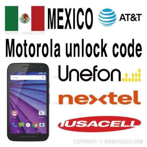 Liberación Motorola Por Imei, Unlock Code Motorola.