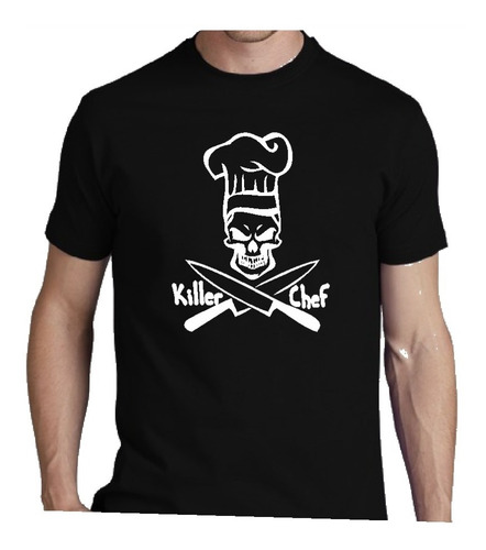 Remera Killer Chef Regalo Cumpleaños Gastronomia Asador