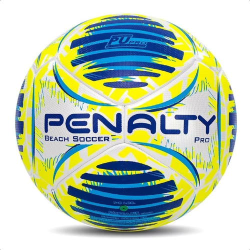 Bola Futebol De Areia Penalty Beach Soccer Pro Cor Amarelo