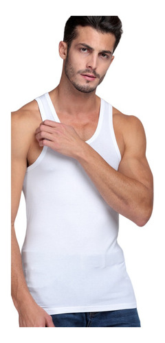 X3 Polera Musculosa Para Hombre - 100% Algodon - Camiseta