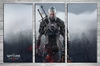 Cuadros Modernos Gamers The Witcher 90x57 Cm A105