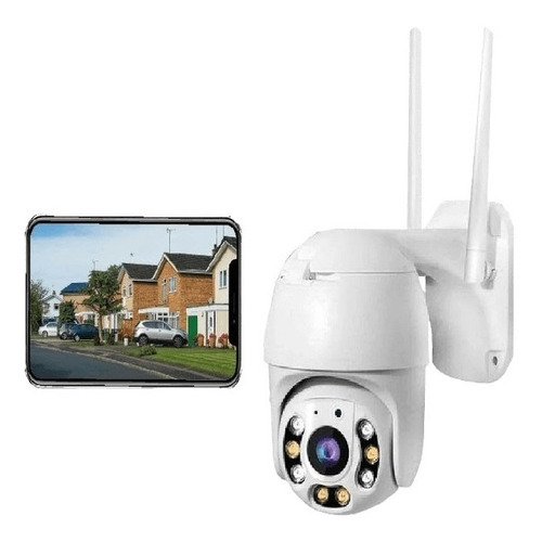 Smart Camara Ip Wifi Alarma Exterior Anti Agua Ip66