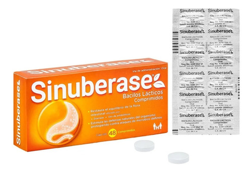 Sinuberase Comprimidos Con 48