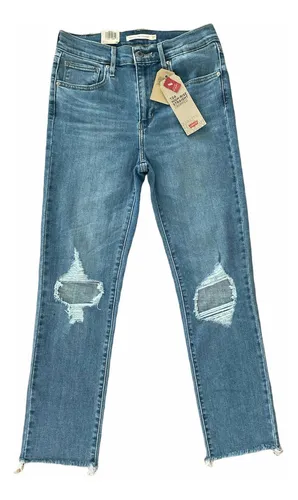 Pantalones Levis Mujer Corte Vaquero