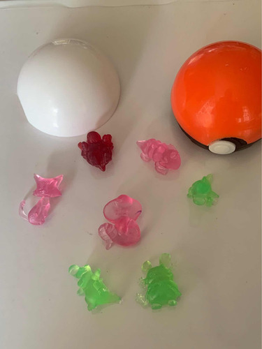 Lote De 7 Mini Figuras Pokemon Bootleg Con Pokebola (Usado)