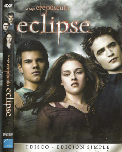 La Saga Crepúsculo Eclipse Dvd Kristen Stewart Robert Pattin