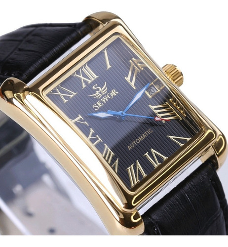 Reloj Mecánico Automático Rectangular Sewor