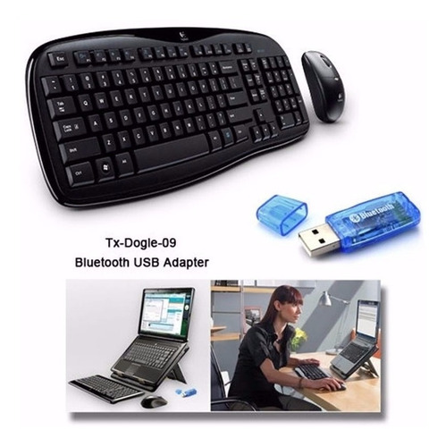 Adaptador Inalámbrico Dongle Bluetooth Pc Portátil Usb 2.0