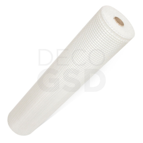 Piso Malla Revoque Polcom Fibra Vidrio 10x10 Rollo 50m 110g