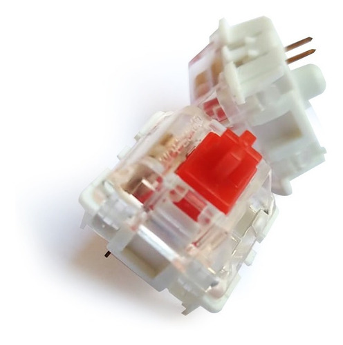 Kit 5x Switchs Gateron Red Para Teclado Mecânico Mx Cherry
