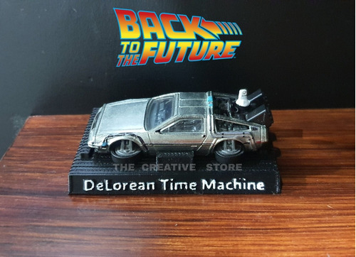 Base Para Delorean 1:64 -back To The Future/volver Al Futuro