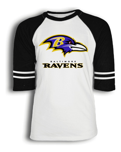 Playera Equipo Baltimore Ravens Para Toda La Familia