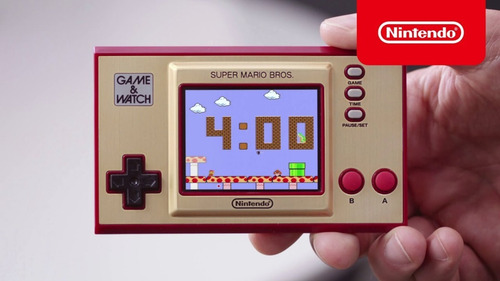 Nintendo Game & Watch Super Mario Bros. color rojo y dorado