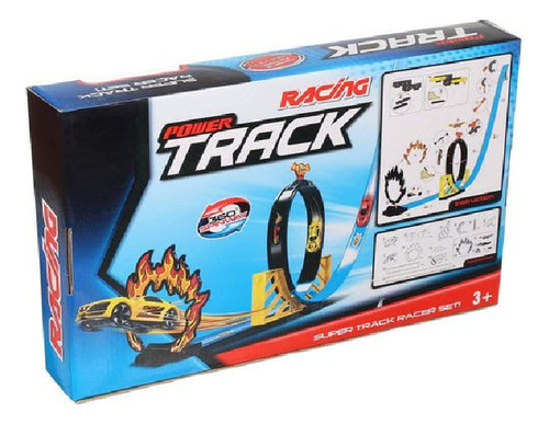 Pista Rancing Power Track 360 Grados Incluye 1 Carro Pcs 17 