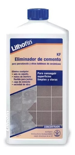 Lithofin Kf Eliminador De Cemento 1 L