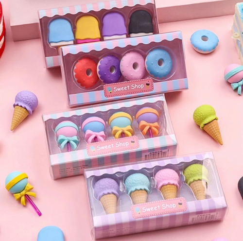 Set Borradores Postres Kawaii