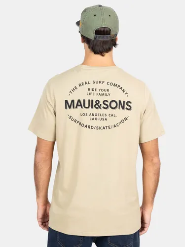 Polera Mc Surf Skate Action Café Hombre Maui And Sons