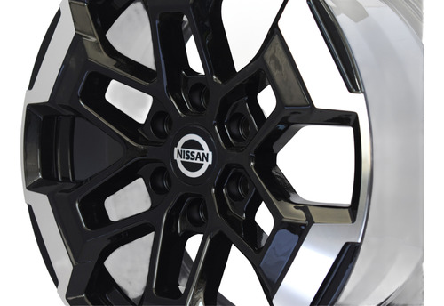 Rines 16 Nissan Np300 6-114.3 ( 2 Pzas ) !!! Negro Diamantado