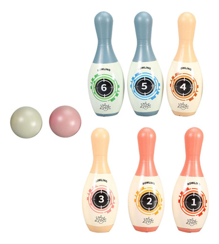 Juego De Bolos Para Niños, Bolos Y Bolas, Juguete