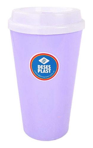 Vaso Termico Conico Paris De Plastico 600ml Deses