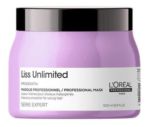 L'oréal Máscara Capilar Liss Unlimited 500ml Loreal