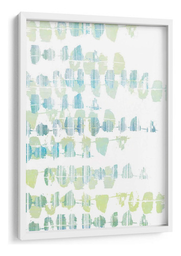 Cuadro Enmarcado Blanco Conecta Los Guiones Ii 50x75