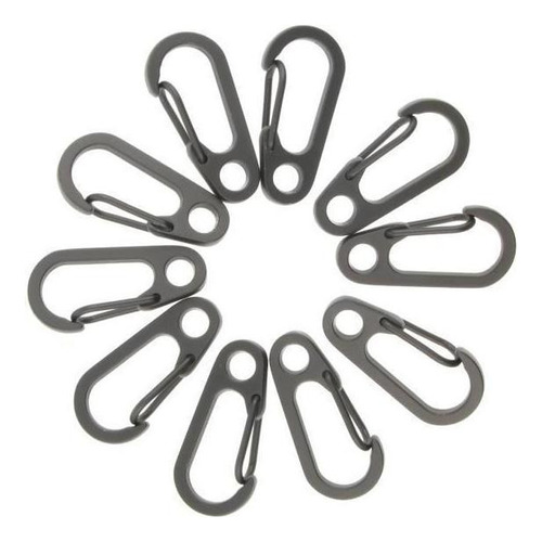 2 0pcs Aleación Llave Hebilla Broche De Clip Gancho