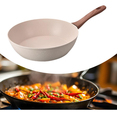 Sartén, Wok Con Mango Resistente Al , Wok Chino 20x5.8cm