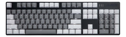 Teclado Mecanico Ajazz Ak50 Pbt Keycaps Grey-white Matching