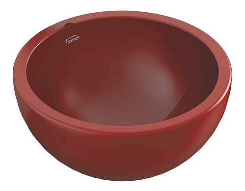 Imagen 1 de 1 de Bacha de baño Ferrum Persis LWPF rojo  164mm de alto 355mm de diámetro