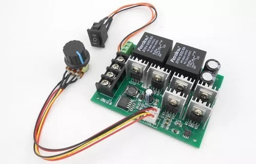 Imagen 3 de 5 de Pwm Control Velocidad Motores Dc 10-50v 40a Con Reversion