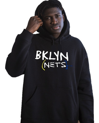 Buzo Brooklyn Nets - Canguro Hoodie Unisex - Basquet