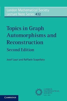 Libro Topics In Graph Automorphisms And Reconstruction - ...