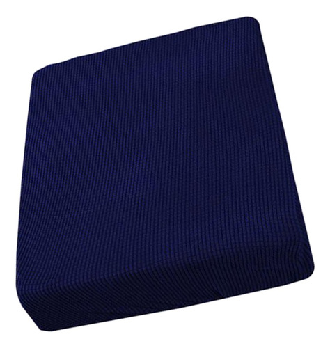 2pcs 1 Seater Sofá Elástico Azul Futon Asiento Banco