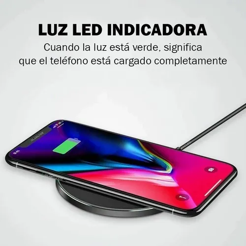 Cargador Inalambrico Celulares Qi Universal Carga Rapida 10w