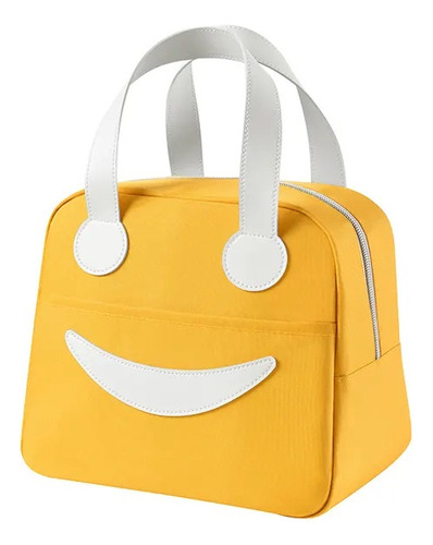  Bolso Térmico Loncher Divertido Smile Para Niños En Colores