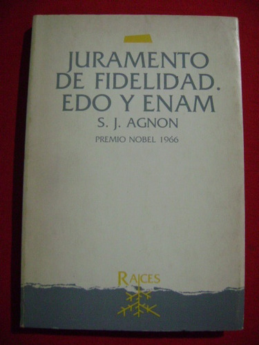 Juramento De Fidelidad Edo Y Enam, S. J. Agnon