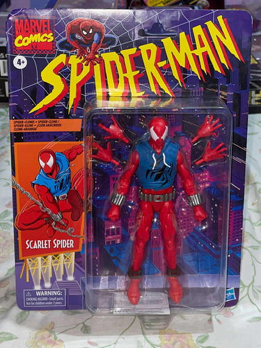 Marvel Legends, Spiderman, Scarlet Spider Figura